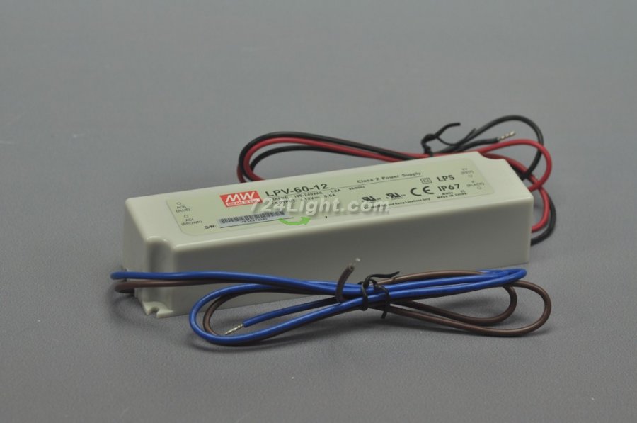 12V 60W MEAN WELL LPV-60-12 LED Power Supply 12V 5A LPV-60 LP Series UL Certification Enclosed Switching Power Supply