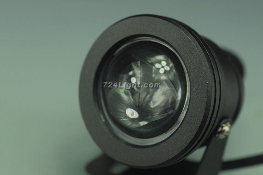 10W LED Landscape Lighting Convex Lens 12V LED Underwater Landscape Light