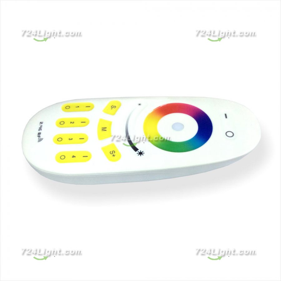 LED 2.4G Wireless Multicolor Zone Remote For RGB LED Bulbs and RGB LED Strip
