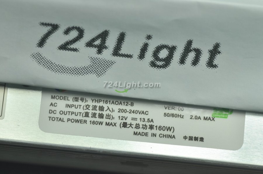 160 Watt LED Power Supply 12V 13.5A LED Power Supplies AC 200 - 240V For LED Strips LED Light