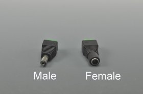 Easy Connector female male For LED Strip Light 3528 /5050 connect dc Adapter Power Supply
