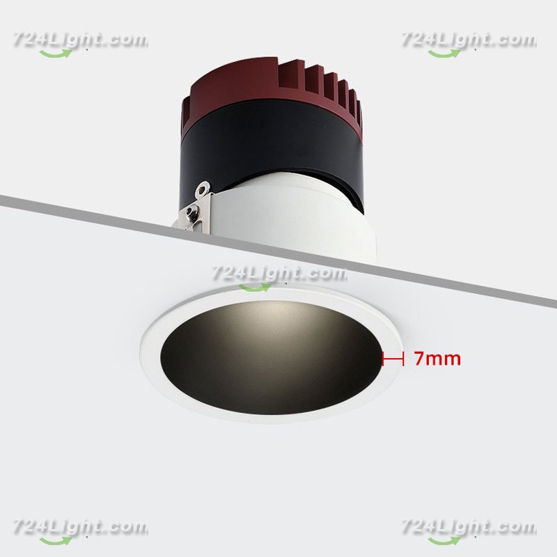 10W HOTEL LIVING ROOM DEEP ANTI-GLARE SPOTLIGHT EMBEDDED COB WALL WASHER CREE CHIP HIGH DISPLAY FINGER NARROW EDGE