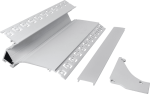 10645 Pre-embedded corner line light hard light strip shell aluminum groove