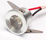 Mini 1W LED Downlight - Diameter 32mm (1.26inch) - 30 Degree Mini Recessed LED Light Small Ceiling Downlight Cabinet LED Light with LED Driver