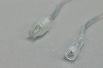 22AWG 35cm Waterproof 4pin LED Connector Transparent Line Waterproof Female And Male LED Connector