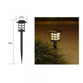 Outdoor Solar Garden Light, 1LED Waterproof Light for Garden, Passage, Porch, Lawn Decorative Lighting (2 Pack)