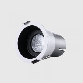 12W Downlight Led Spotlight Aluminum Embedded Anti-glare Aisle Light Home Background Wall Ceiling Light