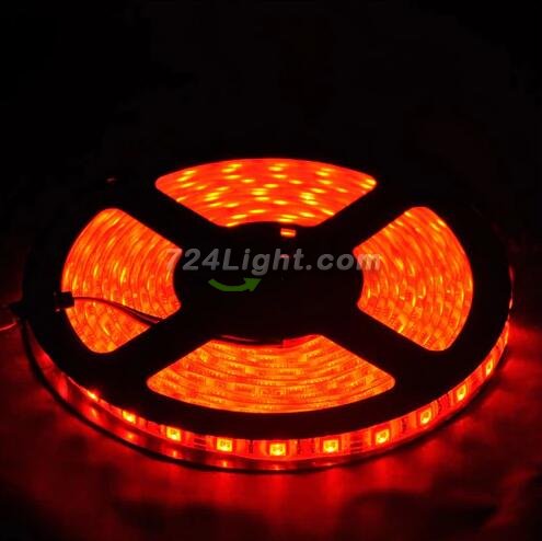 16.4FT/5M SMD5050-300 LED Strips RGB Color High Density Tri-Chip 60 LEDs Per Meter 10mm Wide RGB LED Tape