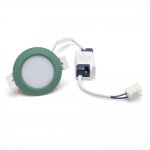 3W LED RECESSED LIGHTING DIMMABLE GREEN DOWNLIGHT, CRI80, LED CEILING LIGHT WITH LED DRIVER