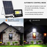 Solar Flood Light, 300W Outdoor Waterproof LED Flood Light Super Bright Garden Lighting Solar Street Light