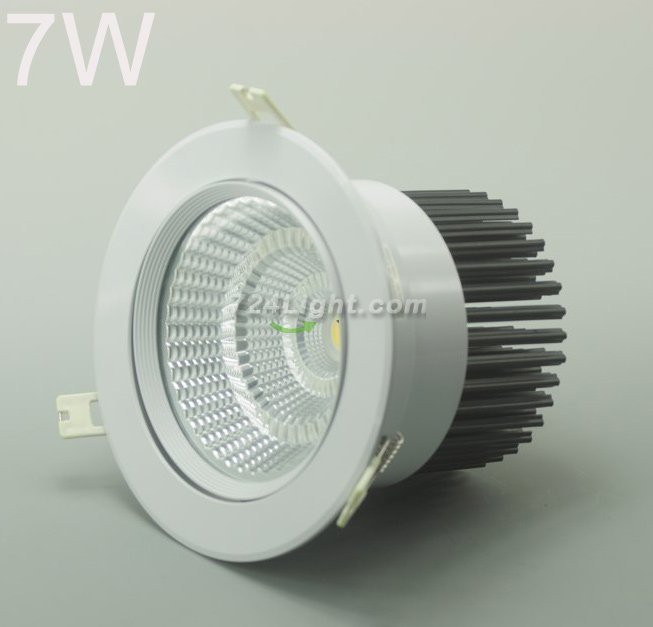 LED Spotlight 7W Cut-out 72MM Diameter 3.2\" White Recessed LED Dimmable/Non-Dimmable LED Ceiling light