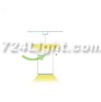 1 Meter 39.4" LED Aluminium Channel 95mm(H) x 75mm(W) suit for max 53mm width strip lightube