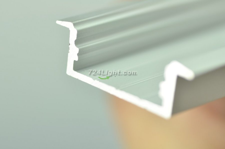 2 meter 78.7" Super wide 20mm Strip Recessed LED Aluminium Extrusion Recessed LED Aluminum Channel LED Profile