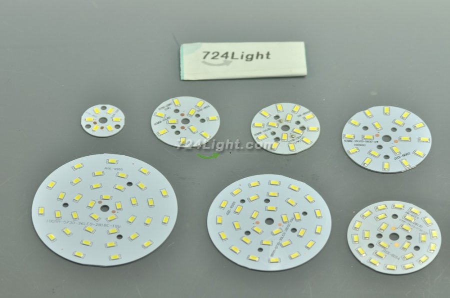 LED Light Bulb 7W aluminium PCB SMD5730 Semi-Finished Dry LED Aluminium Base For LED Downlight