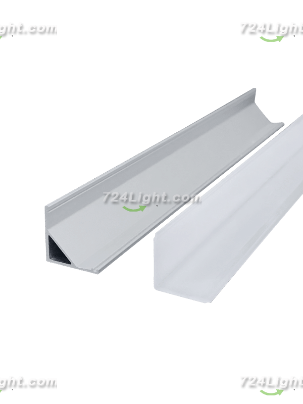 45 degree right angle line light hard light strip ceiling light shell light with card slot aluminum slot 1616