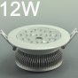 12W LD-CL-CPS-01-12W LED Down Light Cut-out 110mm Diameter 5.4" White Recessed Dimmable/Non-Dimmable LED Down Light