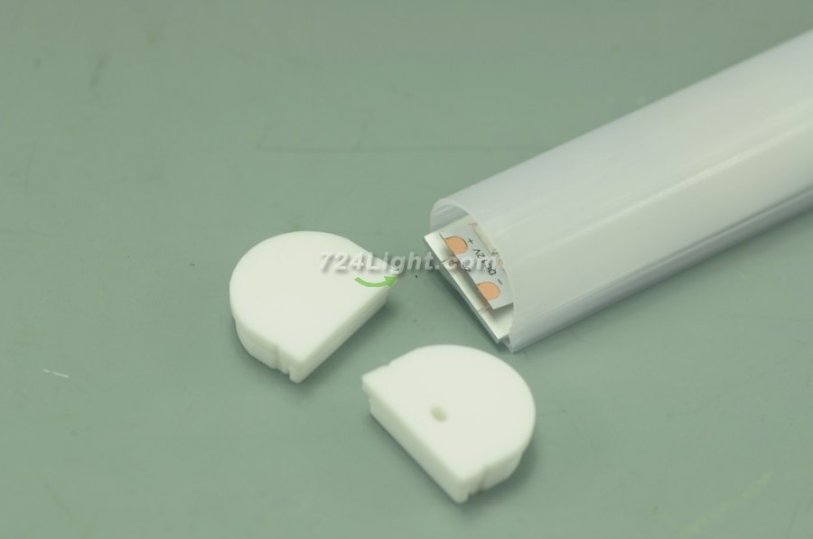 plastic Waterproof LED Channel IP65 led profile housing For 20mm Flexible Strip light