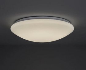 18W 11.4 Inch (290mm) LED Ceiling Light Fixture CCT changable & Dimmable with RF controller Round Acrylic Shade White Finish Modern LED Flush Mount