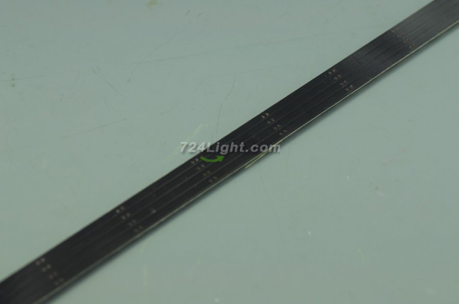 Black Double Row 39.3inch 5050 RGB Rigid LED Strips 144LED 1Meter 12V DC Aluminium Rigid Strip Light