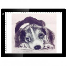 A4 LED Light Pad, Ultra Thin Portable LED Light Tracer, Full Range Dimmable with USB Power Cable