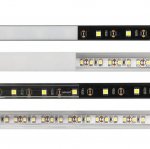 Black LED Profile U02 9x17mm U-Shape LED Aluminum Channel System