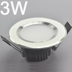 3W DL-HQ-102-3W LED Down Light Cut-out 61.5mm Diameter 3.8" White Recessed Dimmable/Non-Dimmable LED Down Light
