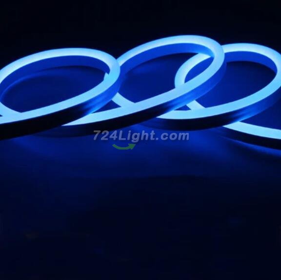 65.6FT (20Meters) LED Neon Rope Lights 8x16(mm) Neon LED Strip Lights 8Watt 120LEDs/M Flexibl 110V/220V AC Rope Lights Waterproof, Custom Cuttable Neon Lighting for In&Outdoor