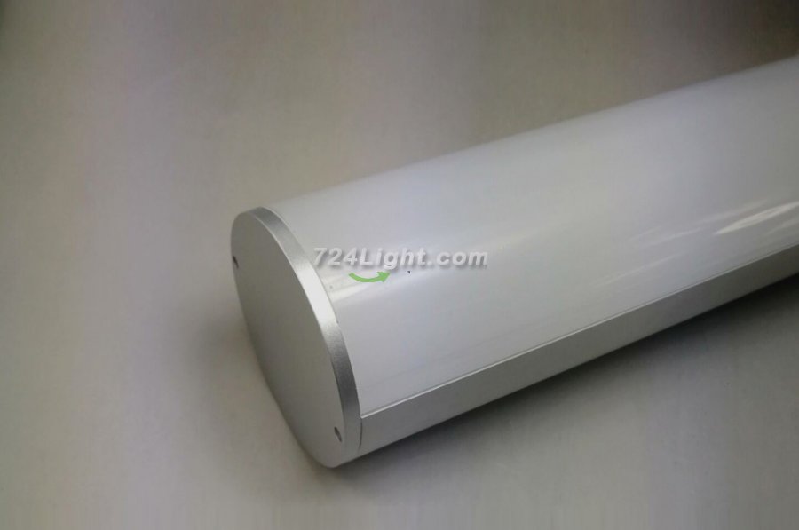 2.5 meter 98.4" 2.5inch Newest Suspended Tube Light LED Profile Diameter 63mm 1meter Tube lighting Profile