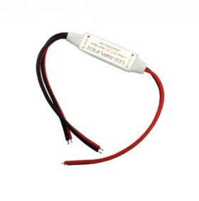 Mini LED Amplifier Controller for Single Color 5050 2835 LED Flexible Strip Light Max 144W Signal Amplifier