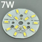 LED Light Bulb 7W aluminium PCB SMD5730 Semi-Finished Dry LED Aluminium Base For LED Downlight