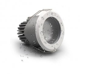 7W 12W 3 inches Waterproof IP65 CRI>80 Round LED Downlight Vapor Proof Fit for Shower, Sauna and Outdoor Lighting