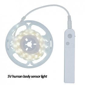 5V2835LED INTELLIGENT HUMAN BODY SENSOR LIGHT STRIP LIGHT 60LEDS/METER 5V2835 LOW VOLTAGE HIGH BRIGHTNESS STRIP LIGHT