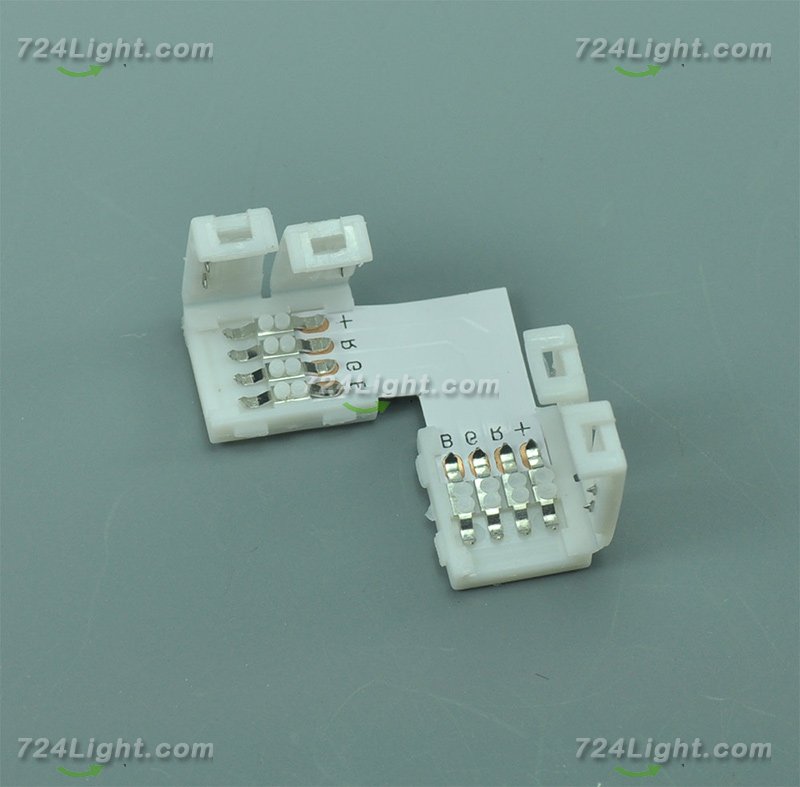 LED RGB Strip "L" Type 90 Degree Turn "+" 360 Degree 10mm for 5050 3528 RGB Strip light Connect