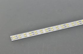 Double Row 39.3inch 5630 Rigid LED Strips 144LED 1M 15mm 12V DC Aluminium Rigid Strip Bar light