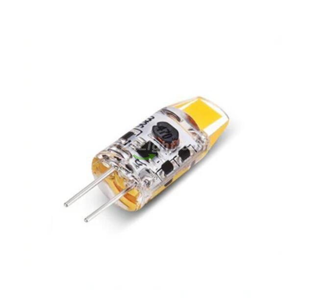 10 Pack G4 LED Light Bulb Bi-Pin Silicon Encapsulation 12V 1 W 0705 COB LEDs CRI>80 100-110Lumen 10W Equivalent