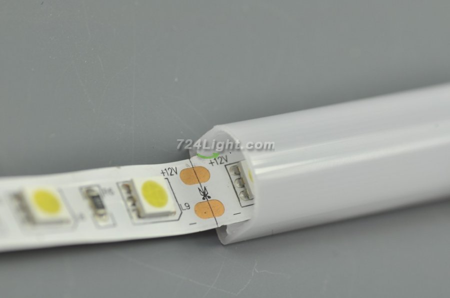 Plastic LED Channel 1 meter(39.4inch) LED Plastic Profile