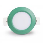 3W LED RECESSED LIGHTING DIMMABLE GREEN DOWNLIGHT, CRI80, LED CEILING LIGHT WITH LED DRIVER