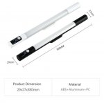 LED Motion Sensor Light Indoor, 2200mAh Rechargeable Closet Lights with Digital Display, 12.47in Wireless Under Cabinet Lighting for Closet, Wardrobe, Kitchen, Stair Indoor