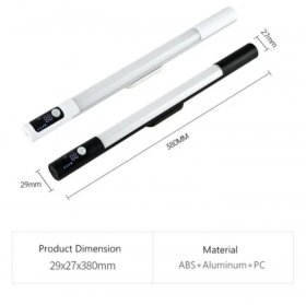LED Motion Sensor Light Indoor, 2200mAh Rechargeable Closet Lights with Digital Display, 12.47in Wireless Under Cabinet Lighting for Closet, Wardrobe, Kitchen, Stair Indoor