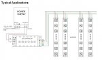 DC12V/108W DC24V/216W Brightness Speed Controller,wireless RF 20 Key Common 6 Key Controller For RGB LED Strips Light