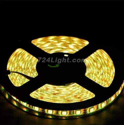 16.4FT/5M SMD5050-300 LED Strips RGB Color High Density Tri-Chip 60 LEDs Per Meter 10mm Wide RGB LED Tape