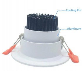 3W Dimmable LED Downlight CRI80 COB LED Ceiling Light Cut-out 2in/51mm 25W Halogen Bulbs Equivalent