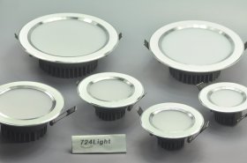 9W DL-HQ-102-9W Recessed Ceiling light Cut-out 106mm Diameter 5.5" White Recessed Dimmable/Non-Dimmable LED Downlight