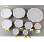 4 Pack RGBW Super Bright Modern Recessed LED Lighting 4W 12V White Round LED Embedded Panel Lights Aluminum Indoor Ceiling Downlight Hotel Lighting Bar Lighting Dancing Room Lighting Restaurant Lighting