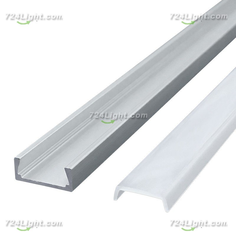 1506 Easy installation seamless docking cabinet office line light hard light strip aluminum groove shell kit