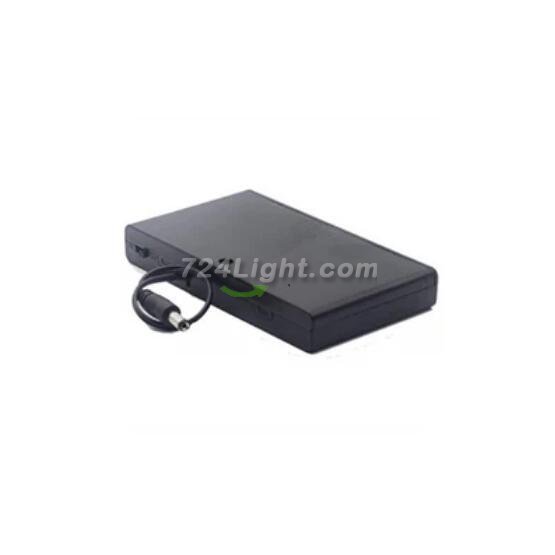 Hot Sale 8x AA Battery 12V Storage Holder Box Case Battery Pack with ON-OFF Switch Black with DC plug cable in side