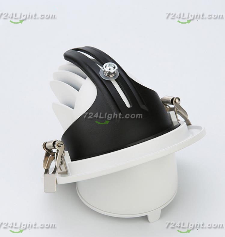 30W Spotlight Led Embedded Aluminum Downlight Anti-glare Household Ceiling Light Corridor Light