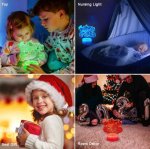Transportation Images 3D Illusion LED Night Light w/ 16 Colors Remote Touch Switch Adjustable Brightness for Kids Bedroom Decoration