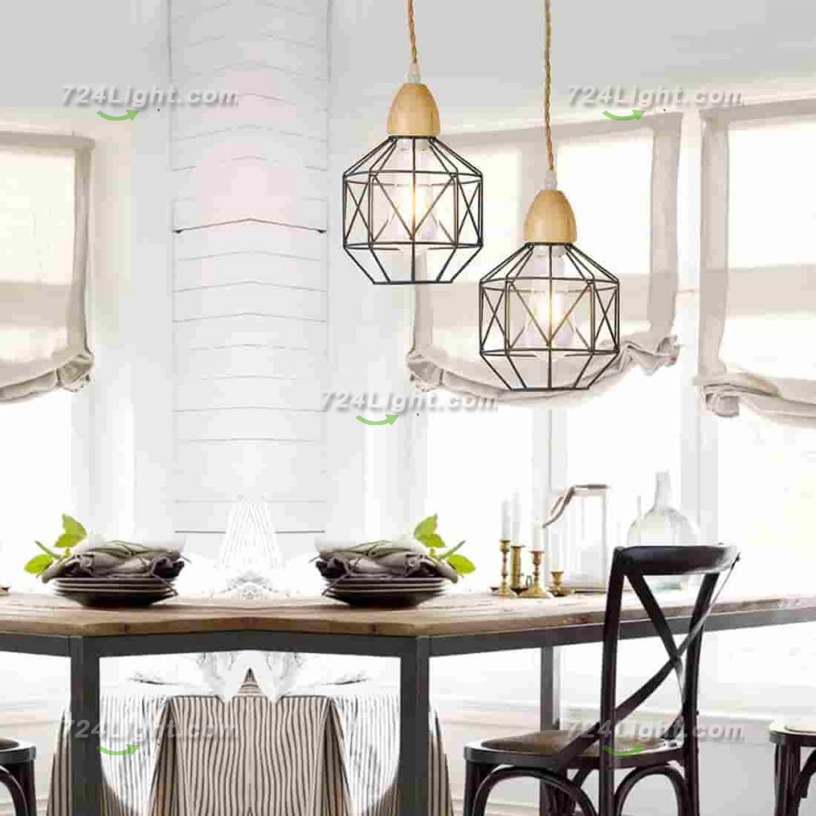 9.8FT Vintage Nylon Socket Pendant Light Cord, semicircle Pendant Light Kit with Dimmable Switch