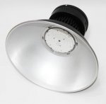 200W High Power Fin Heat Sink LED IP44 LED High Bay Light with Aluminum Reflector